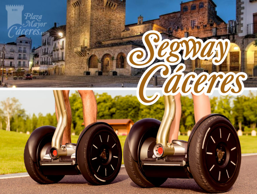 La Plaza Mayor de Cáceres en Segway