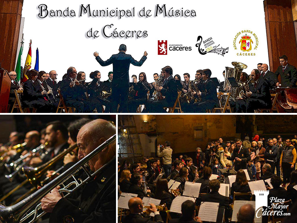 banda de musica municipal caceres encendido navidad